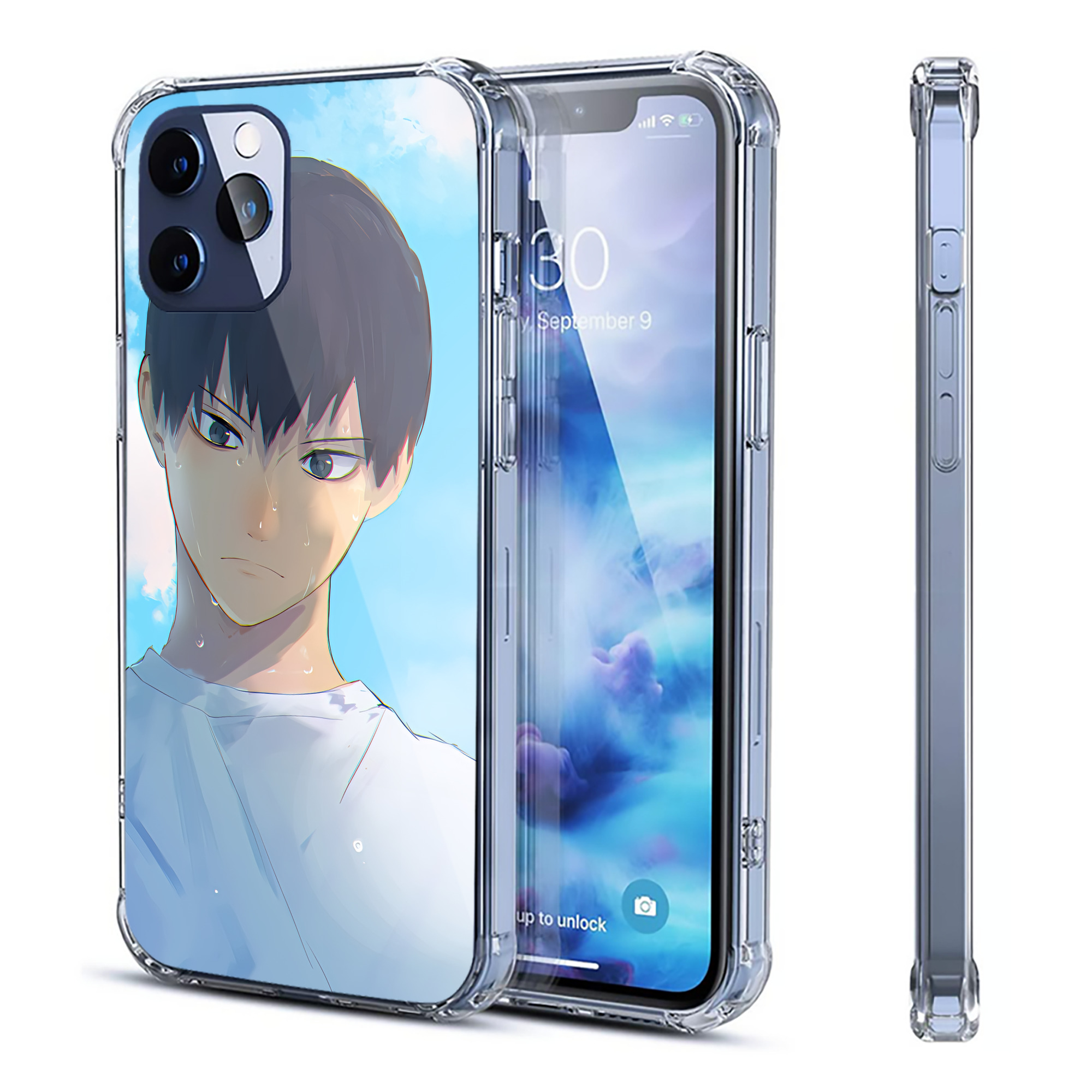 （画像用） ハイキュー!! Haikyu!! 【iPhone 12シリーズ対応】透明スマホケース（クリアソフトケース）